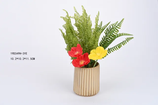Porcelain Reactive Glazed Ceramic Vase