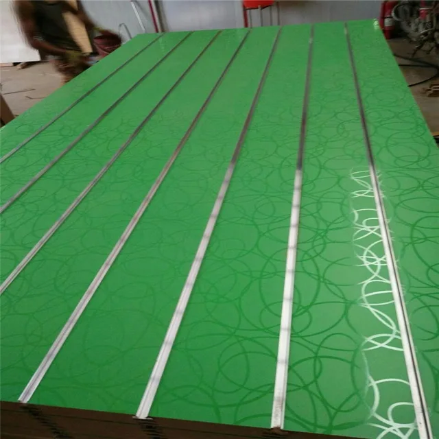Slotted mdf