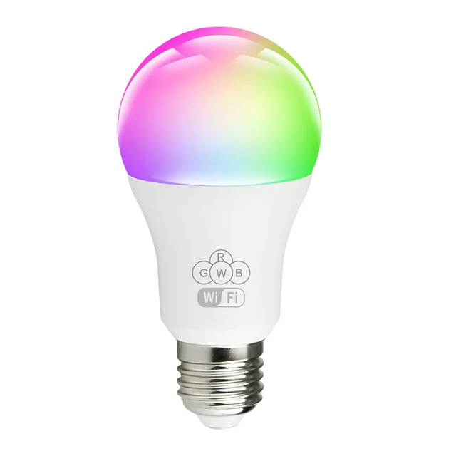 LED Smart Wifi Bulb, RGB+cw, A60 7w 9w 11w E27/B22