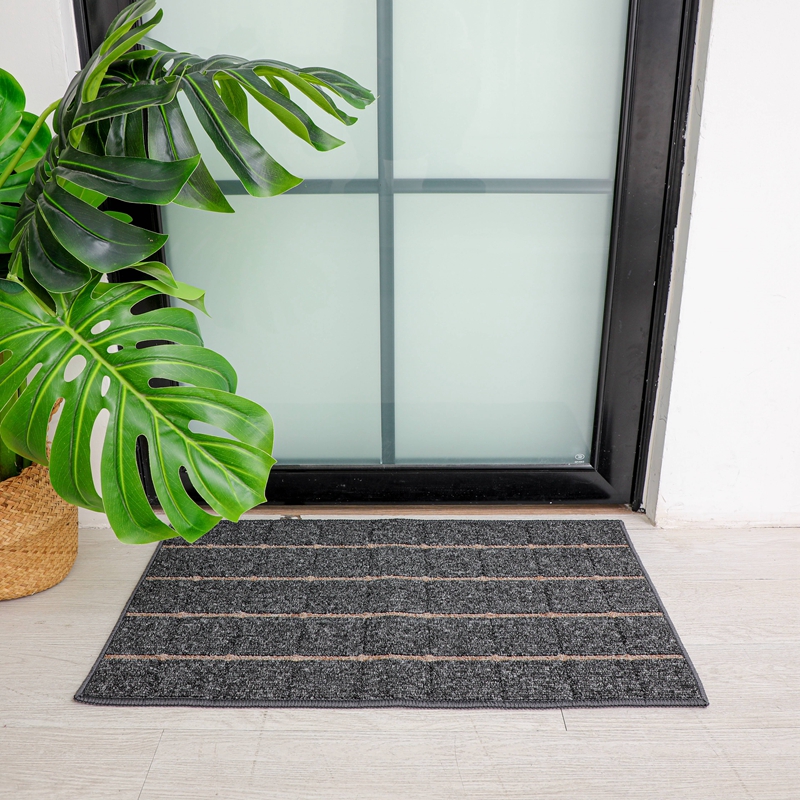 Machine tufted non skid backing stain resistance doormats indoor rugs outdoor rugs