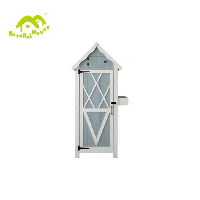 Wooden garden shed