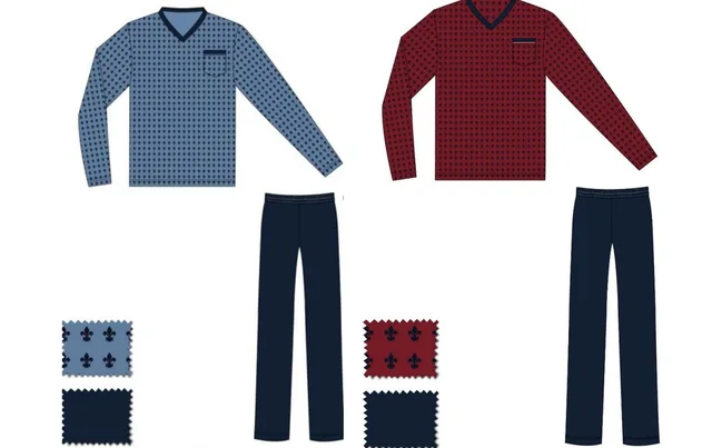 Mens Jersey Pyjama
