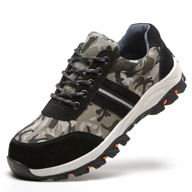 Summer and autumn breathable light wear protection shoes anti-hit anti-stab protective shoes anti-odor work shoes