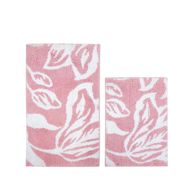 Polyester bath mat 2PCS set