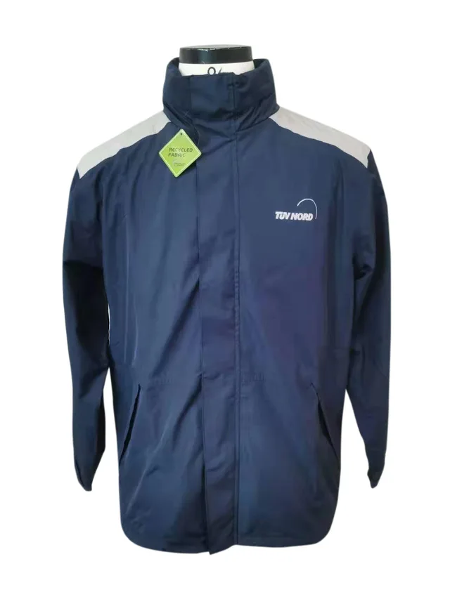 Recycled waterproof windbreaker