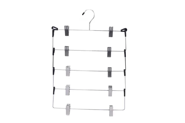 5 Tier Foldable Metal Pants Hanger