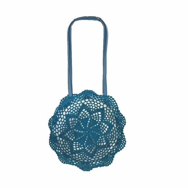 Cotton Round lace bag