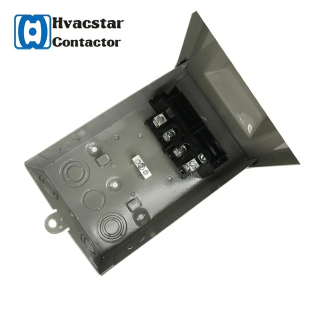 HVAC serious Metal PDS-60A No Fused Disconnect Box Pullout Switch Air Conditioner HVAC ser