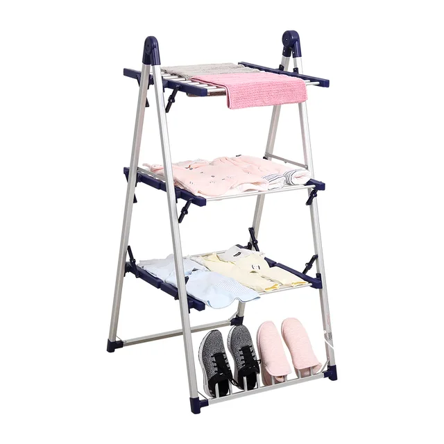 SHARNDY heated clothes drying rack 3 layer clothes airer rack heated airer aluminum