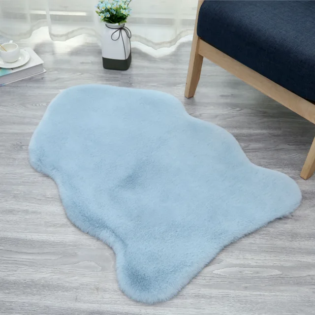 Innovative faux fur carpets comfortable rabbit fur carpet rugs decoration artificial fur carpets for living room