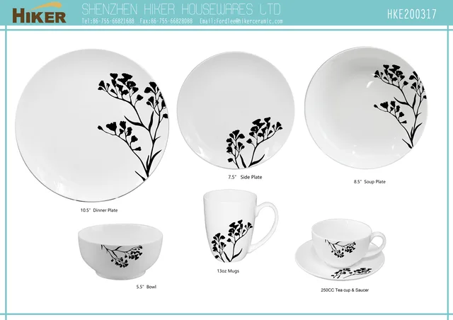 36Pcs Porcelain Dinner Set