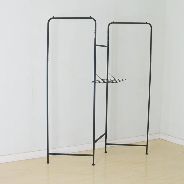 Wall storage rack clothes hanging rack clothes & hat rack towel rack folding rack screem frame