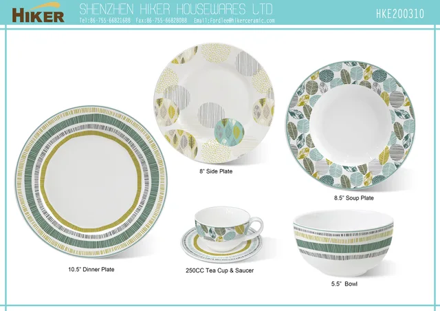 36Pcs Porcelain Dinner Set