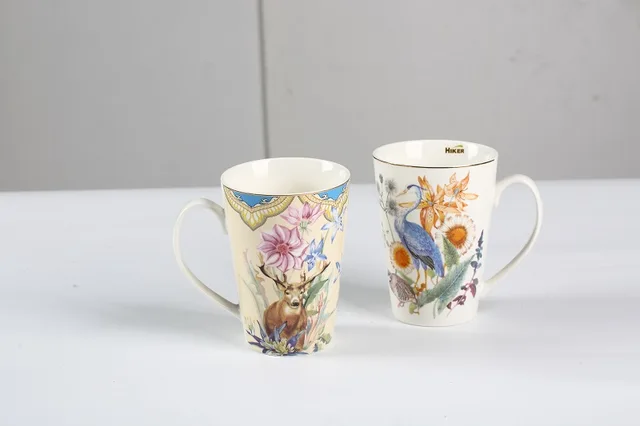 17oz New Bone China Conical Mug
