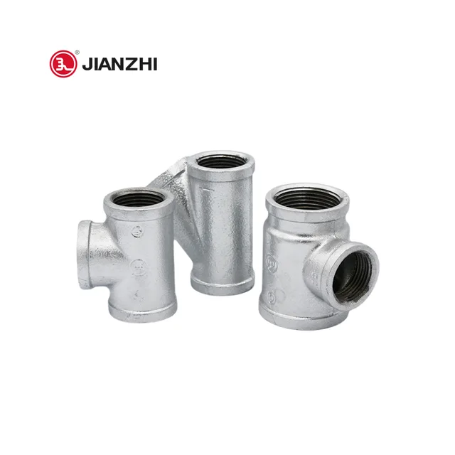 JIANZHI most popular ductile iron equal tee pipe fitting