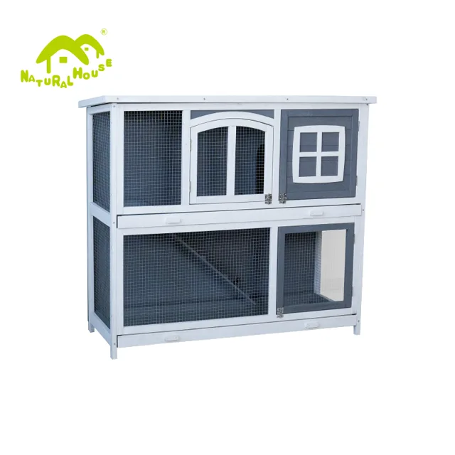 Wooden rabbit hutch