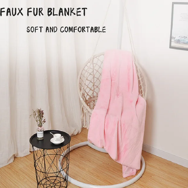 50x60“,60x70", 70*80" Warm faux fur blankets New design rabbit fur throws blankets Soft faux fur blankets throws