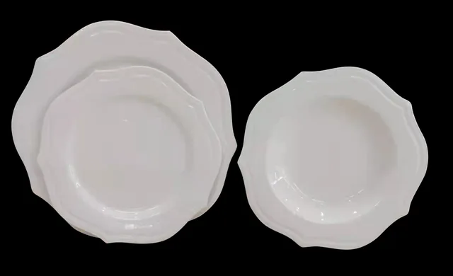 Embossed new bone china