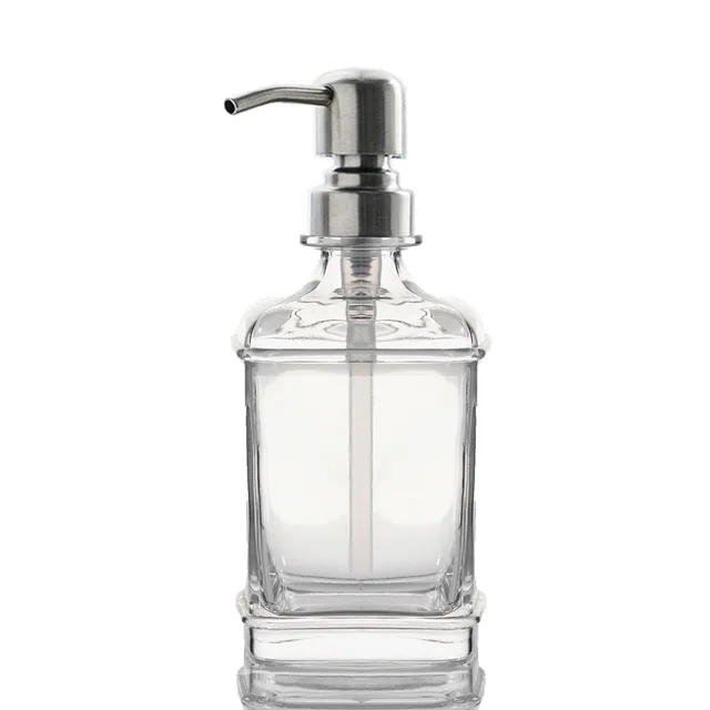 Glass soap dispenser