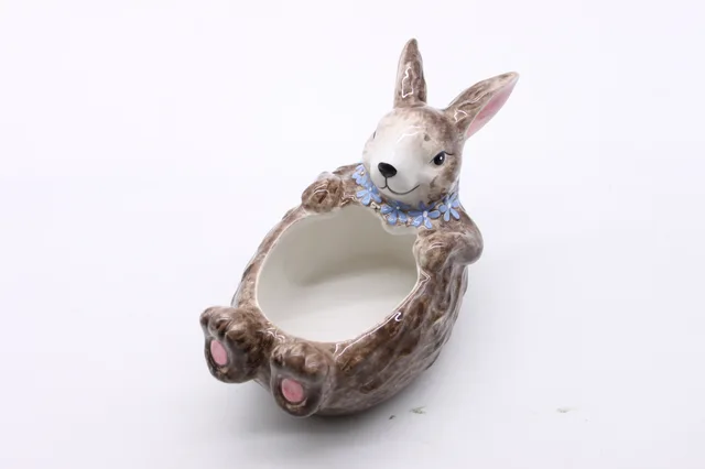 Ceramic Easter Candy Bowl, Bunny Candy Bowl