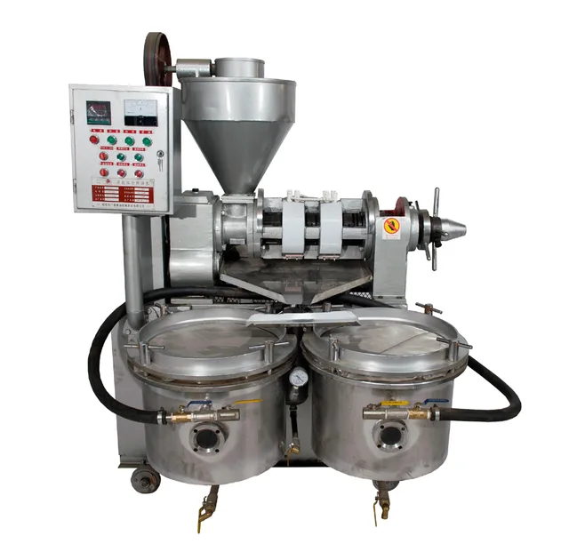 Automatic multifunctional groundnut, sunflower seeds, flax seeds oil press