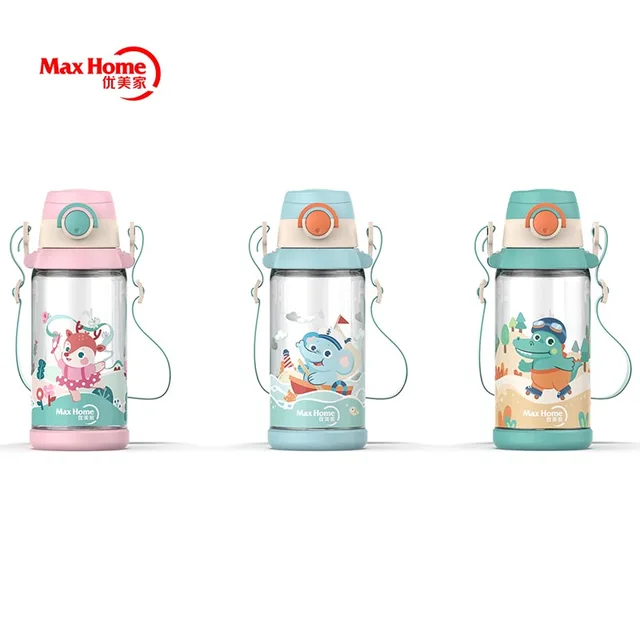 Children bottle with straw 520ml/620ml