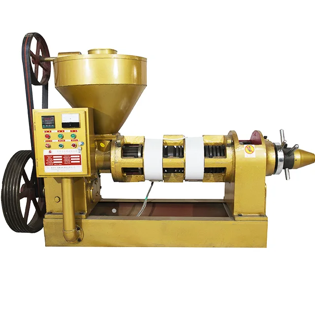 Automatic temperature control oil press
