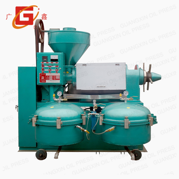 Automatic temperature control air filtration combined oil press