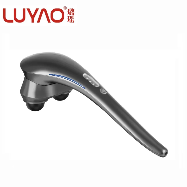 Rechargeable dual head handheld massager