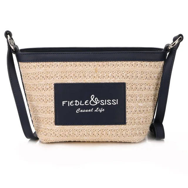 Woven leather bag factory classic eco leather handbag&wallet SLG 2021 new design vintage fabric & color business & leisure