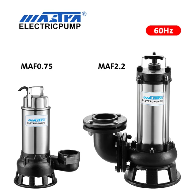 MASTRA MAF Series 60Hz stainless steel submersible sewage pump