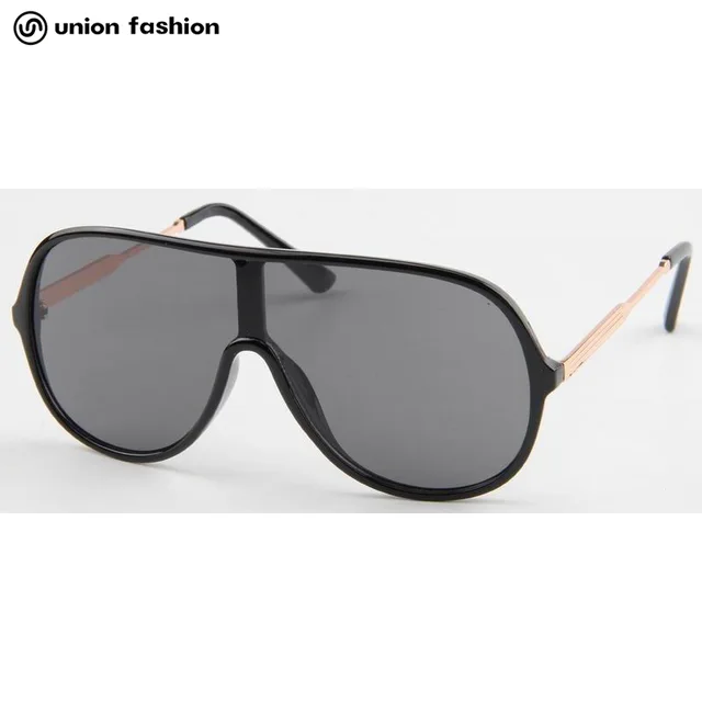 2021 New fashion mixed plastic&metal sunglasses shield frame UAP03004A