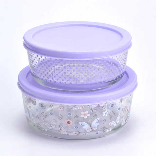#0 Stackable Wholesale Kitchen Airtight Glass Food Storage Container with Locking Lid