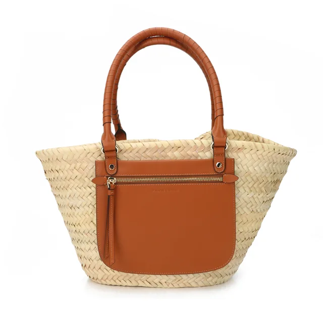 Woven leather bag factory classic eco leather handbag&wallet SLG 2021 new design vintage fabric & color business & leisure