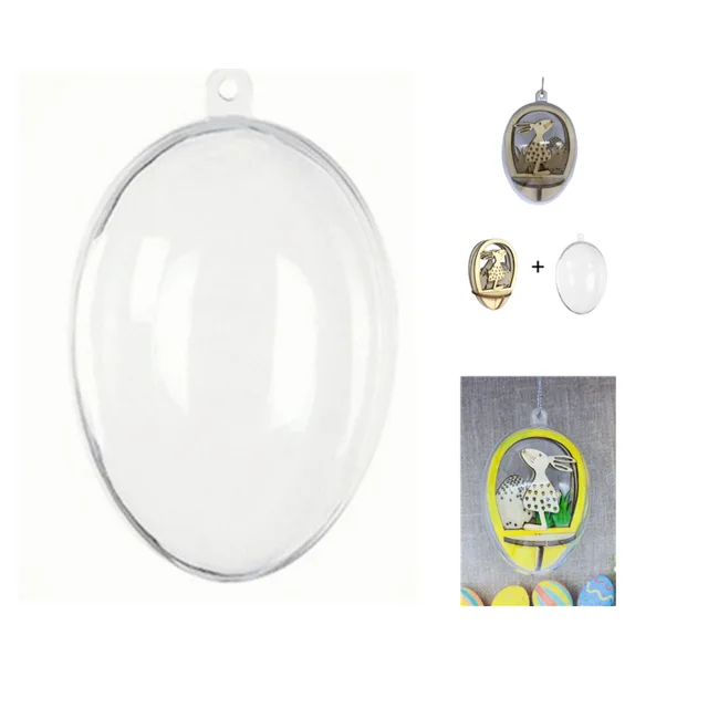 DIY Acrylic Fillable Egg 8 cm