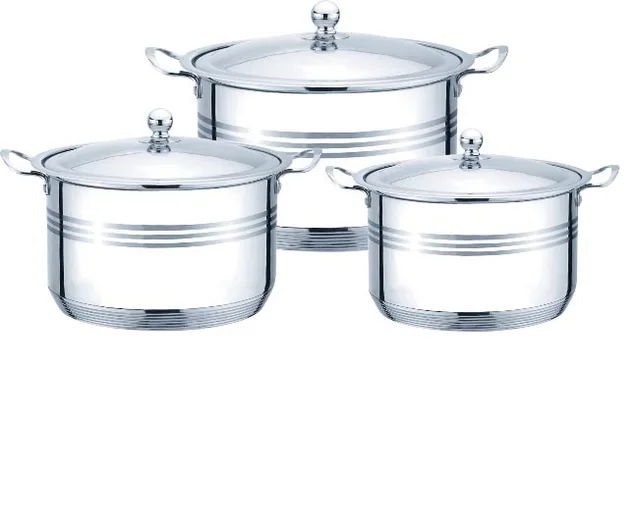 6pcs stainless steel cookware set