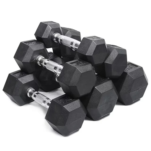 Hex Dumbbells for Fitness Training and Exercise