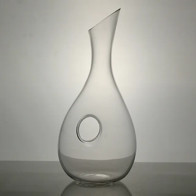 Cystal decanter with the special shape
