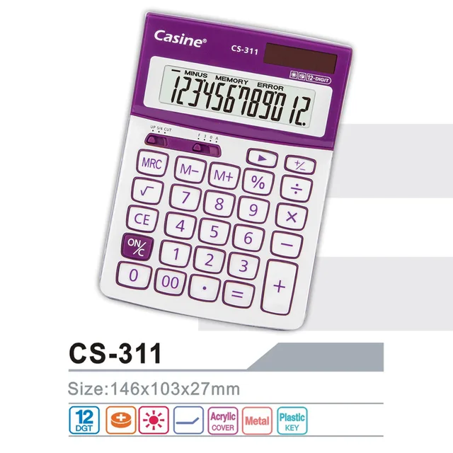 CS-311 - 12-digit mini desktop calculator - Casine