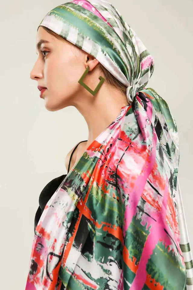 SS silk fashion scarf