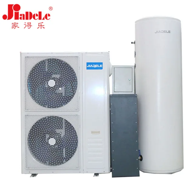JIADELE Heating Pump System 10KW 20KW Air to Water Heatpump Monoblock Air Source DC Inverter Heat Pump Water Heater