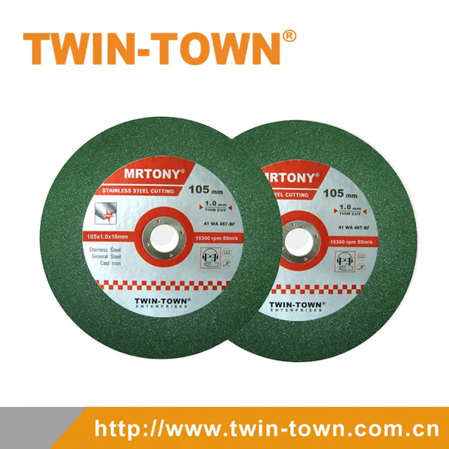 107mm Green Cutting Disc for Inox