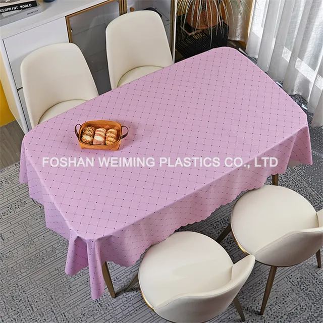 Checkered PVC Tablecloth