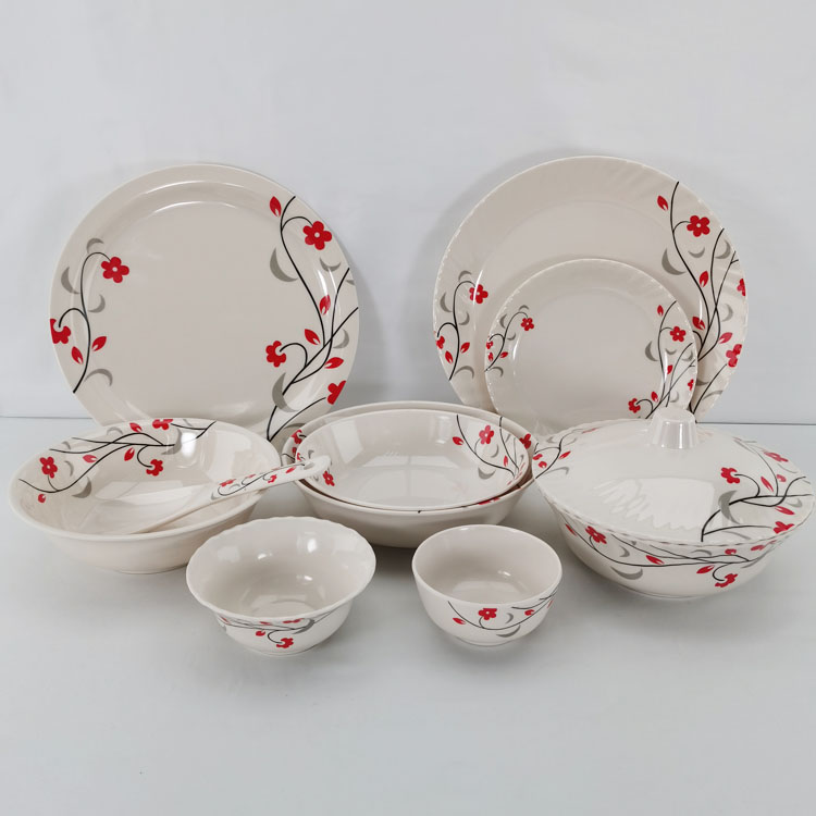 Melamine dinner set