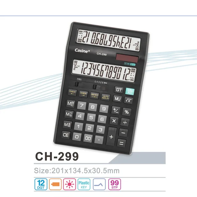 CH-299 - double display calculator desktop calculator-Casine