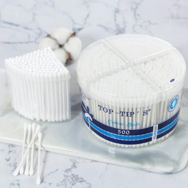 #1 A Paper cotton buds in monobloc canister
