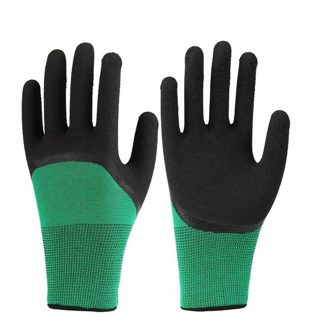 13g Polyester Foam Latex Coated Gloves