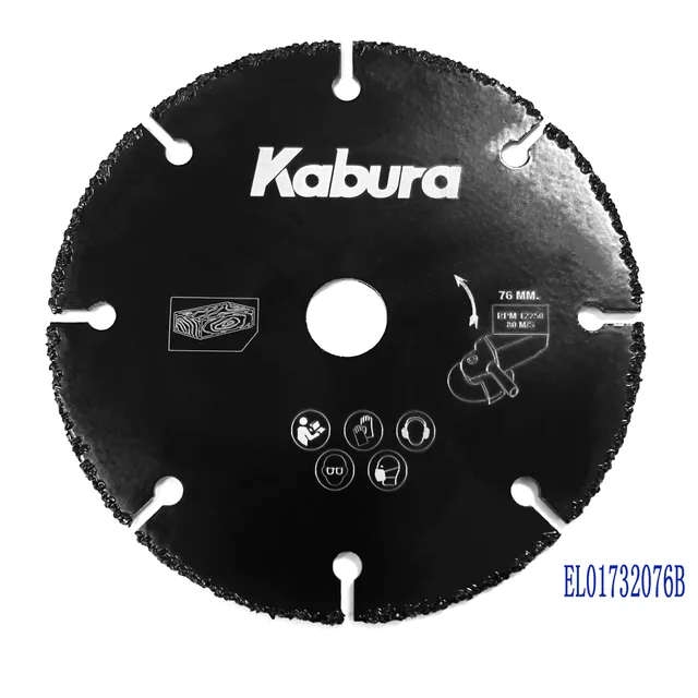 Carbide gritted saw blade