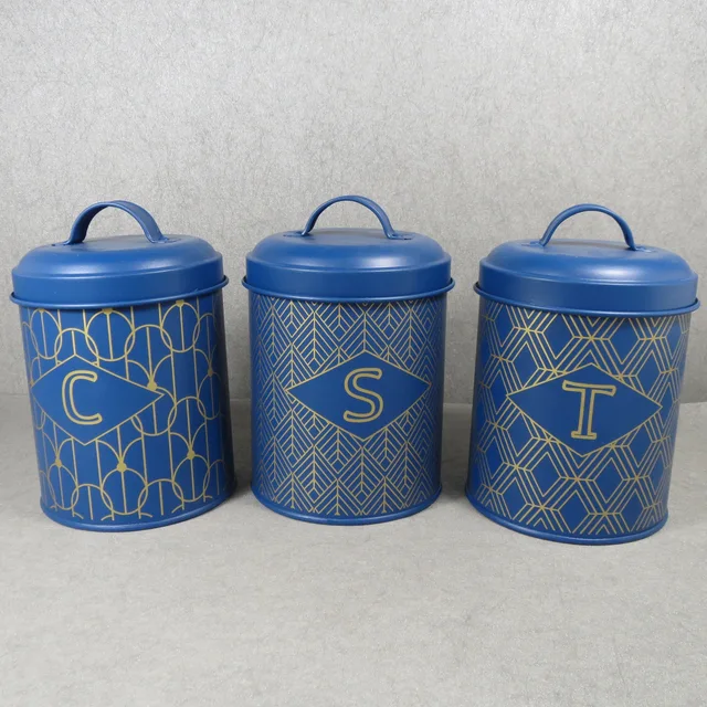 Storage Container Jars with Bamboo Lids