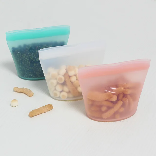 Hafly KASU 2021 NEW FP011 Reusable Heat-resistant Eco-friendly Silicone Food Storage Bag